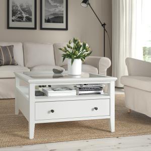 IKEA - mesa de centro, blanco, 80x80 cm blanco