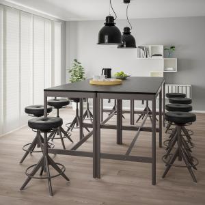 IKEA - mesa, negrogris oscuro, 140x70x105 cm negro/gris osc…