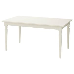IKEA - Mesa extensible, blanco, longitud máxima: 215 cm bla…