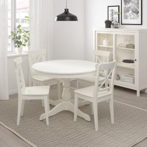 IKEA - Mesa extensible, blanco, longitud máxima: 155 cm bla…