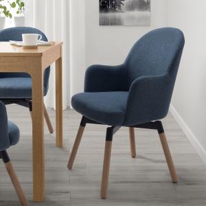 IKEA - sillón giratorio comedor, Gunnared azul Gunnared azu…