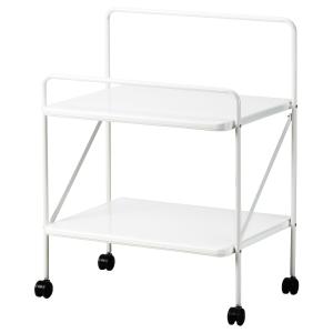 IKEA - mesa auxiliar con ruedas, blanco, 65x45 cm blanco