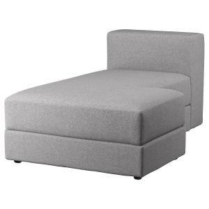 IKEA - módulo chaiselongue dcha, Tonerud gris Tonerud gris