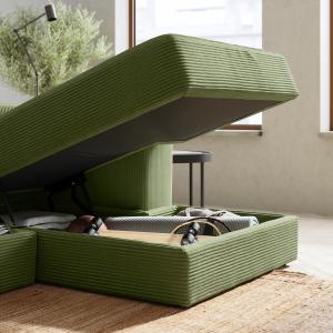 IKEA - Módulo chaiselongue derecho, Samsala verde amarillo…