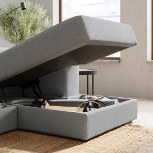 IKEA - Módulo chaiselongue derecho, Tonerud gris Tonerud gr…