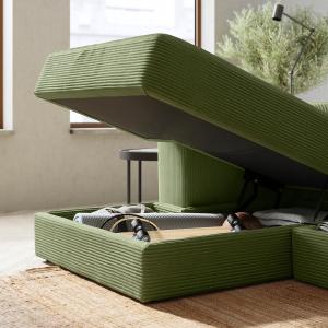 IKEA - Módulo chaiselongue izquierdo, Samsala verde amarill…