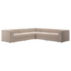 IKEA - sofá modular esquina 6, Samsala beige grisáceo Samsa…