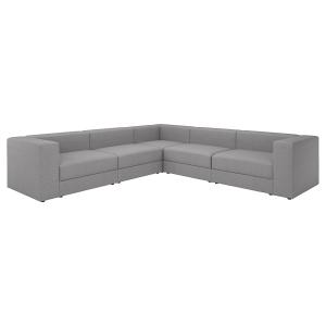 IKEA - sofá modular esquina 6, Tonerud gris Tonerud gris