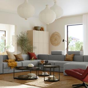 IKEA - sofá U 7 plazas, con chaiselongue dcha con reposacab…