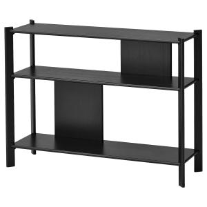 IKEA - mesa auxiliar, negro, 95x30 cm negro