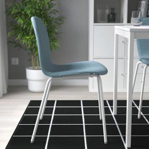 IKEA - silla, Gunnared azul claroSefast blanco Gunnared azu…