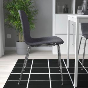 IKEA - silla, Gunnared grisSefast cromado Gunnared gris/Sef…