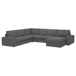 IKEA - sofá esquina 5 chaiselongue, Tallmyra gris Tallmyra…