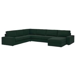 IKEA - sofá6 esq  chaiselongue, Tallmyra verde oscuro - Hem…