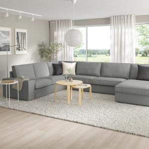 IKEA - sofá6 esq  chaiselongue, Tibbleby beisgris - Hemos b…