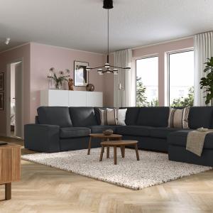 IKEA - sofá6 esq  chaiselongue, Tresund antracita - Hemos b…