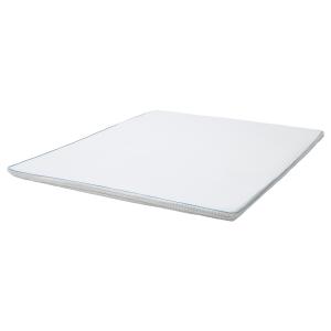 IKEA - colchoncillo topper de confort, blanco, 160x200 cm b…