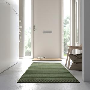 IKEA - alfombra intexterior, verde violetarayas, 80x250 cm…