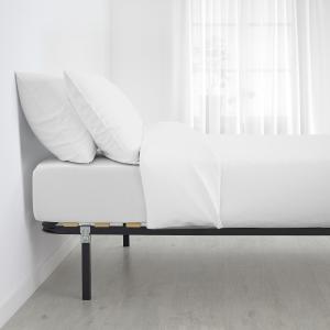 IKEA - base cama&4 patas, negro, 105x190 cm negro