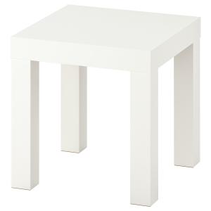 IKEA - mesa auxiliar, blanco, 35x35 cm blanco