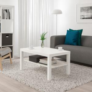 IKEA - Mesa de centro blanca 90x55cm barata