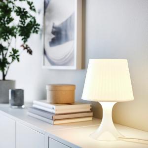 IKEA - Lámpara de mesa, blanco, 29 cm blanco