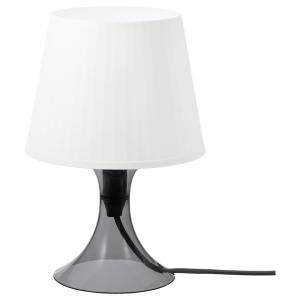 IKEA - lámpara de mesa, gris oscuroblanco, 29 cm gris oscur…