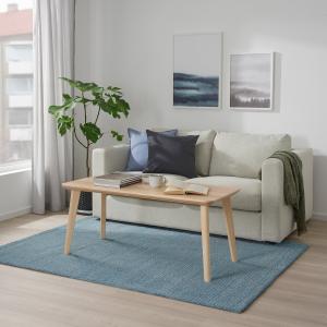 IKEA - alfombra, pelo corto, azul claro, 133x195 cm azul cl…
