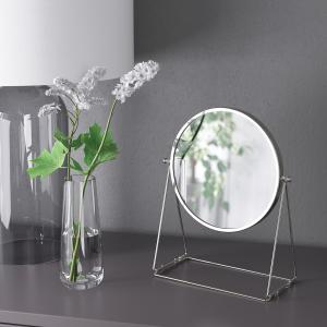 IKEA - espejo de mesa, gris plata, 17 cm gris plata