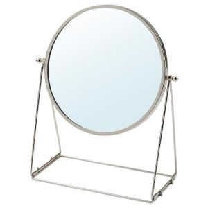 IKEA - espejo de mesa, gris plata, 17 cm gris plata
