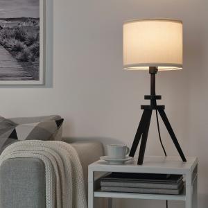 IKEA - lámpara de mesa, marrón fresnoblanco marrón fresno/b…