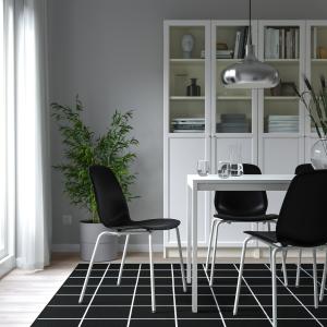 IKEA - silla, negroSefast blanco negro/Sefast blanco