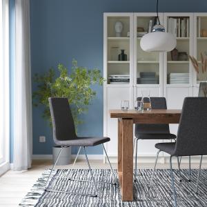 IKEA - silla, cromadoGunnared gris oscuro cromado/Gunnared…