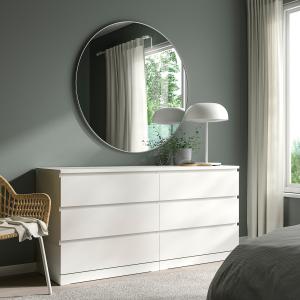 IKEA - espejo, blanco, 110 cm blanco