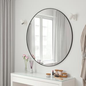 IKEA - espejo, negro, 110 cm negro
