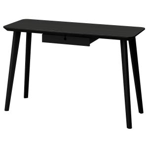 IKEA - escritorio, negro, 118x45 cm negro