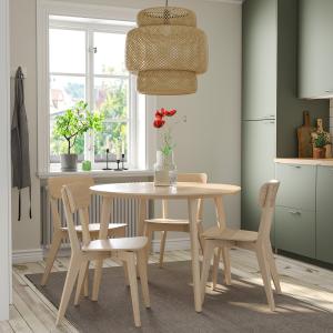 IKEA - LISABO mesa y 4 sillas, chapa fresnofresno, 105 cm c…