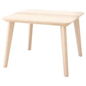 IKEA - mesa de centro, chapa fresno, 70x70 cm chapa fresno