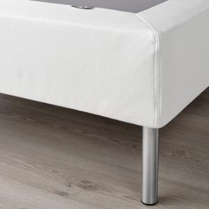 IKEA - base colchón con núcleo de muelles, blanco, 90x200 c…