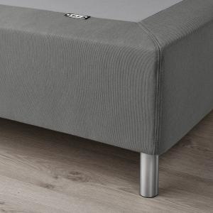 IKEA - base colchón con núcleo de muelles, gris oscuro, 140…