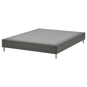 IKEA - somier de láminas   funda, gris oscuro, 180x200 cm g…
