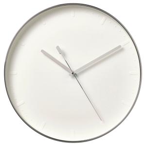 IKEA - reloj de pared, gris plata, 35 cm gris plata