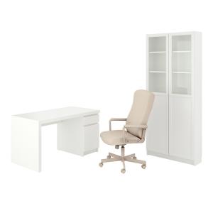 IKEA - BILLYOXBERG combi armario escritorio, y silla girato…