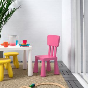 IKEA - Silla para niño interior o exterior/rosa