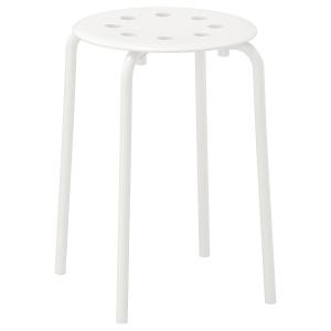 IKEA - taburete, blanco, 45 cm blanco
