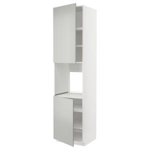 IKEA - aahorno 2ptbld, blancoHavstorp gris claro, 60x60x240…