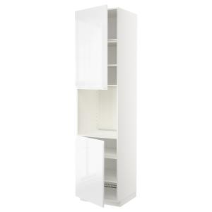 IKEA - aahorno 2ptbld blanco/Voxtorp alto brillo/blanco 60x…