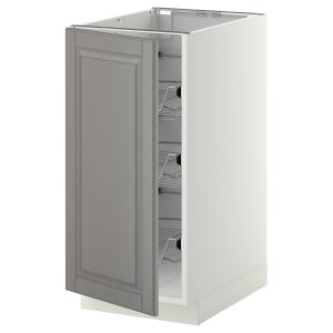 IKEA - abj cstrej, blancoBodbyn gris, 40x60 cm blanco/Bodby…