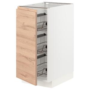 IKEA - abj cstrej, blancoVoxtorp efecto roble, 40x60 cm bla…