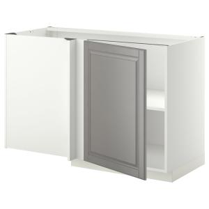 IKEA - abjesq bld, blancoBodbyn gris, 128x68 cm blanco/Bodb…